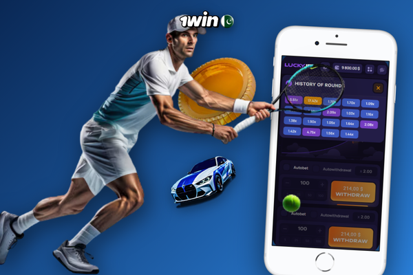 1Win Lucky Jet game live bets sidebar with player nicknames stakes and chat window