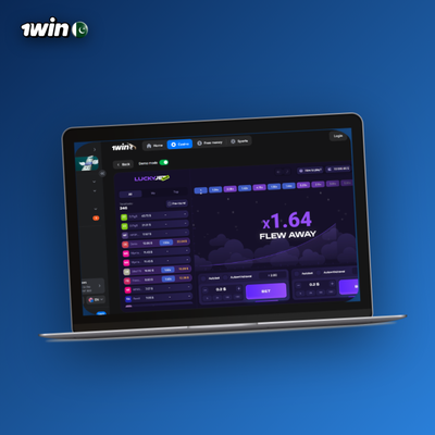 1Win Lucky Jet auto-cashout field locked at a target multiplier value