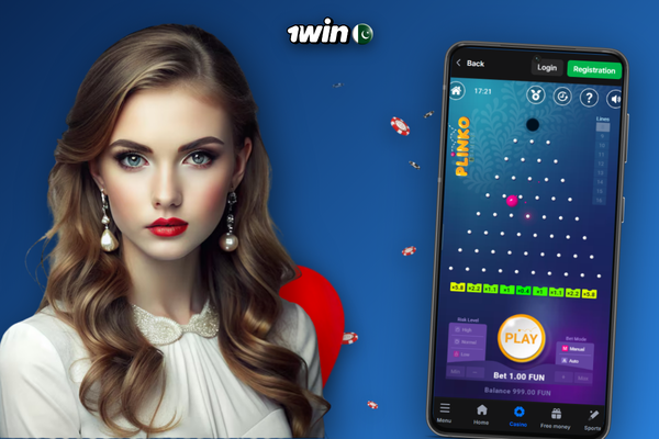 1Win Plinko provably fair panel displaying server seed client seed and nonce values