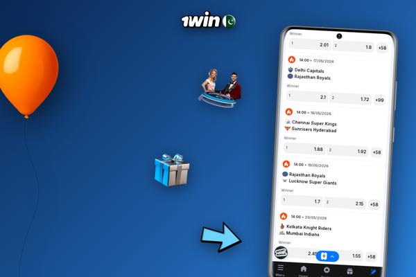 Pakistani player using the 1Win promo code Pakistan offer with CNIC verification