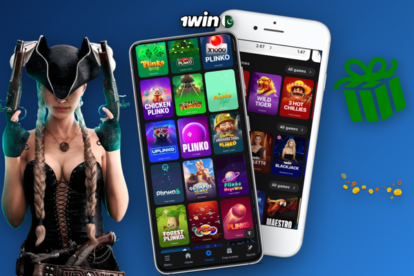 1Win casino game info panel displaying 97% RTP and high-volatility label on mobile